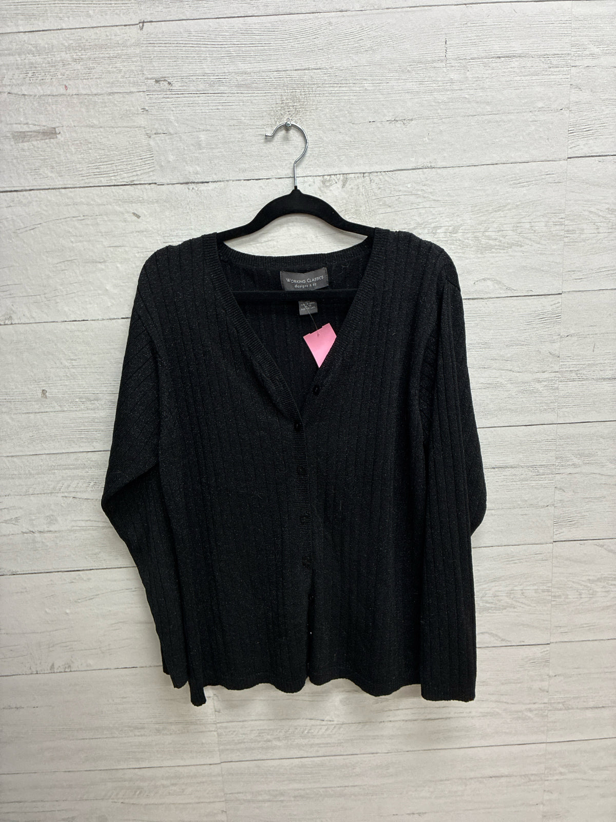 Size 14/16 Working Classics Black Womens Sweater