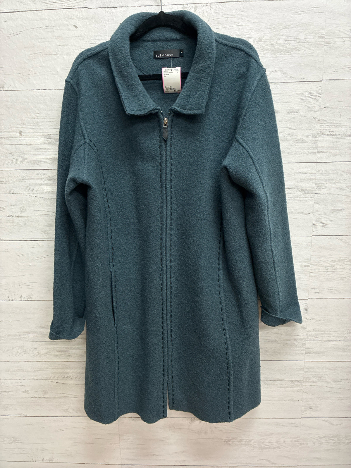 Size M cut loose Blue Womens Sweater