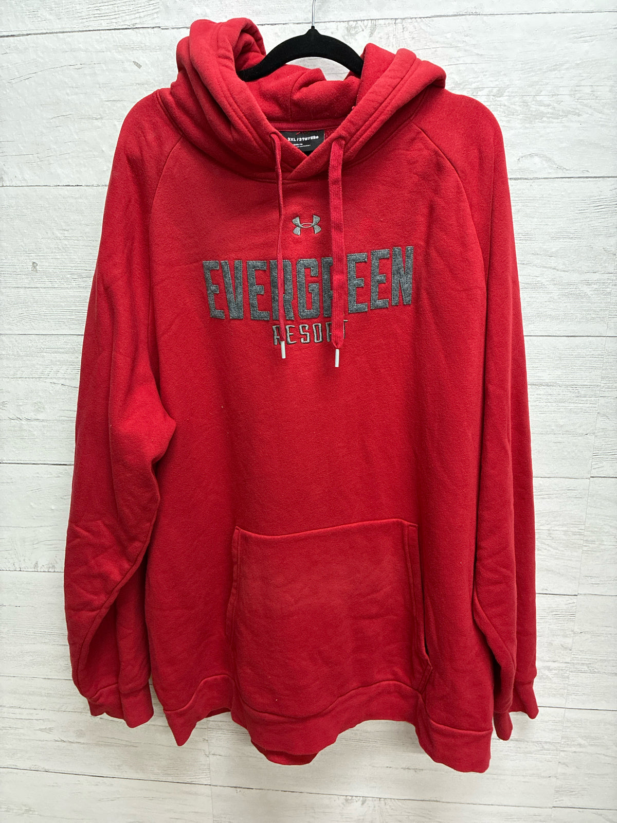 Size 3X UNDER ARMOR Red Mens Sweatshirt