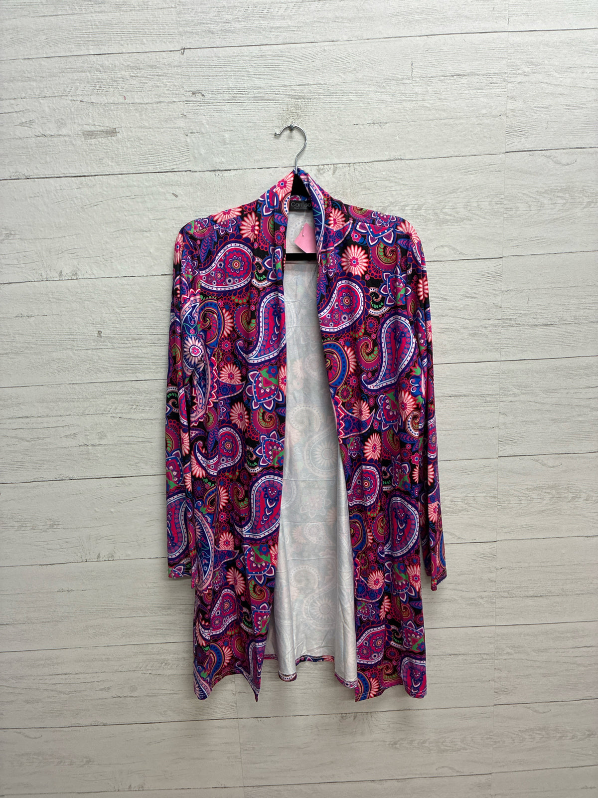 Size M Camisa PINK FLORAL Womens Cardigan