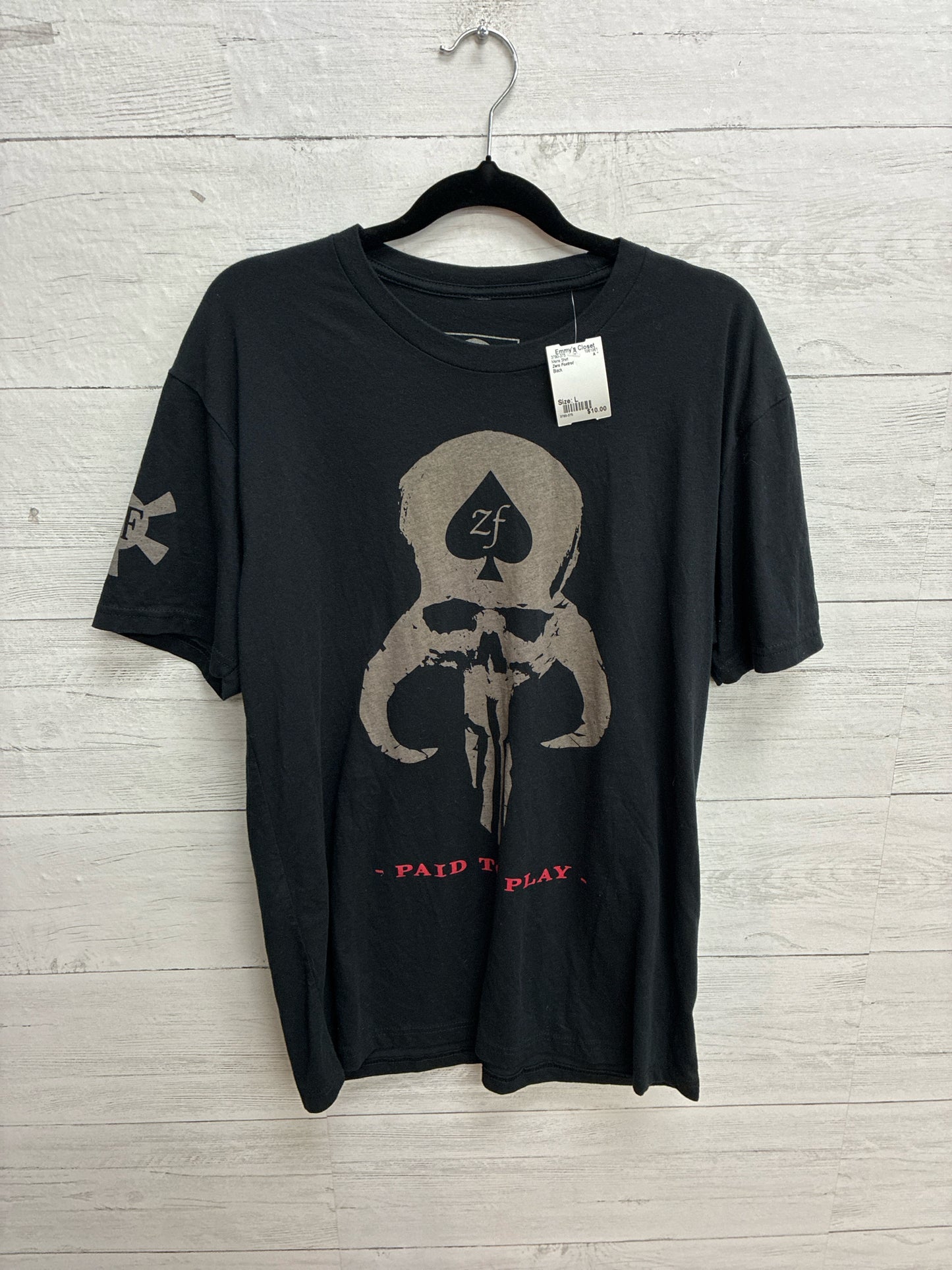 Size L Zero Foxtrot Black Mens Shirt