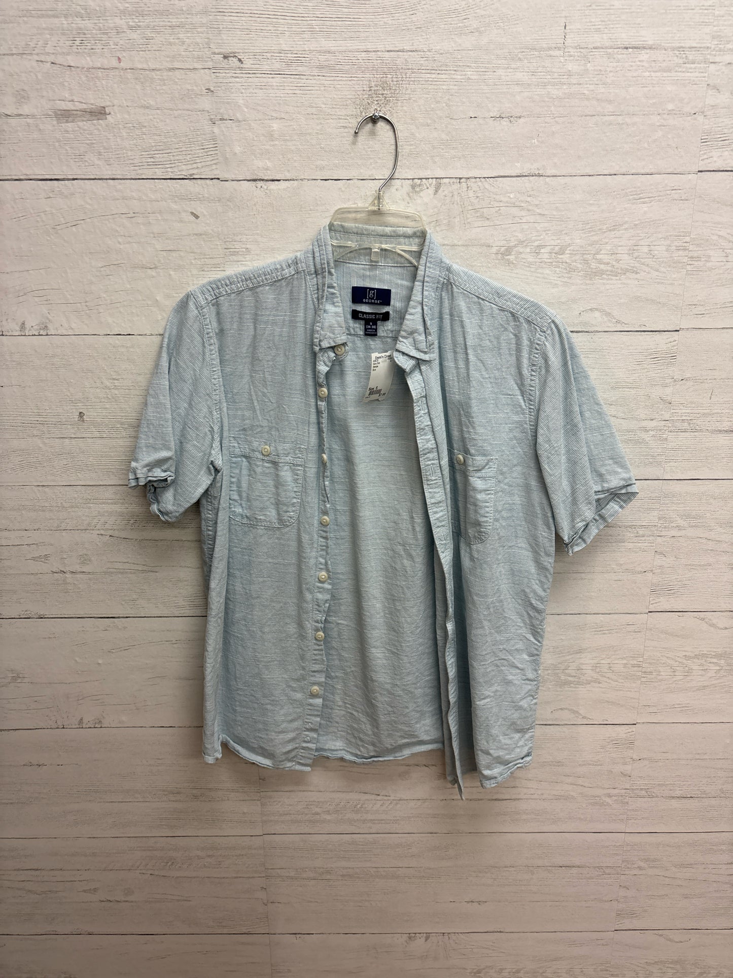 Size S George Blue Mens Shirt