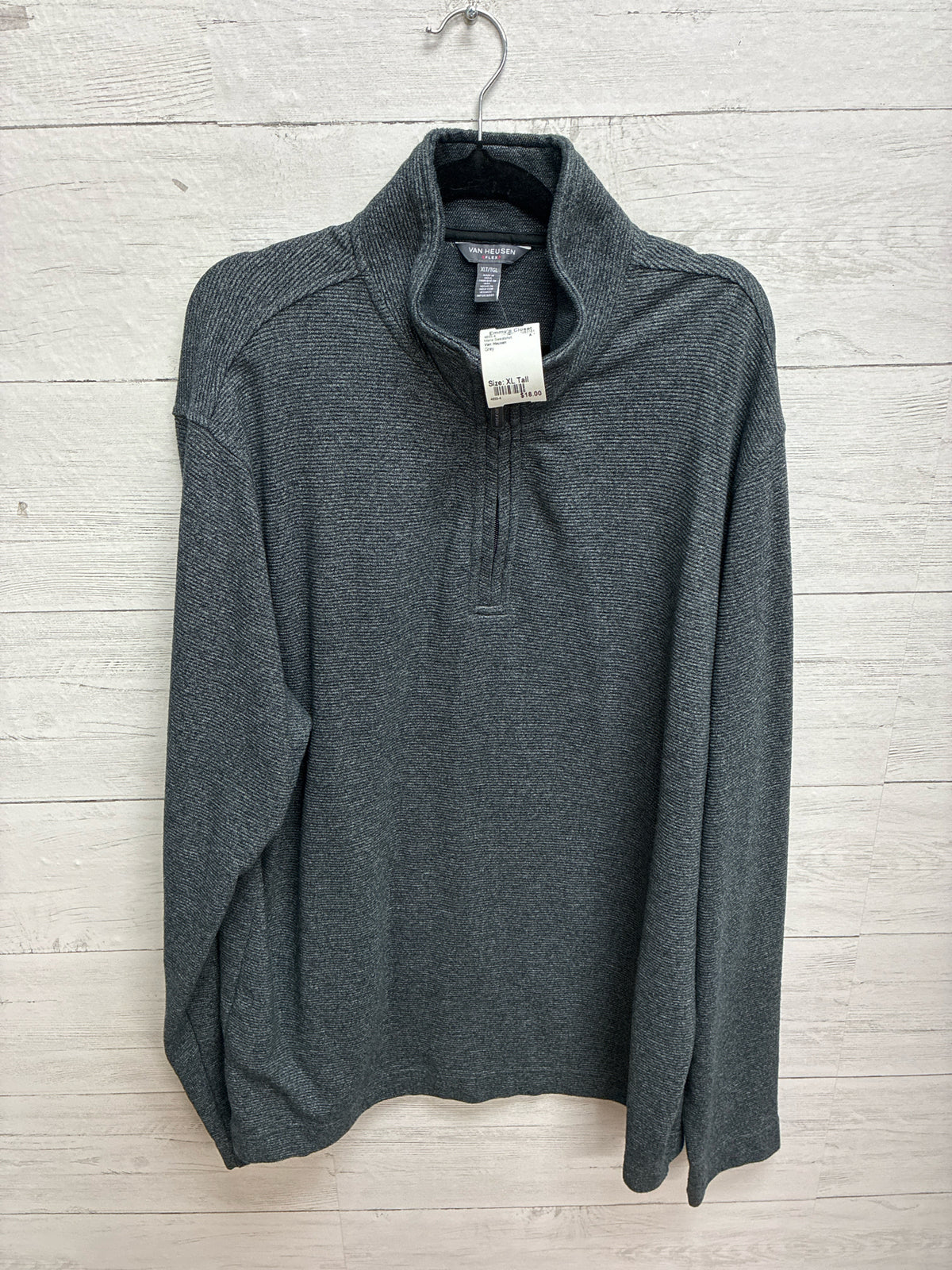 Size XL Tall Van Heusen Grey Mens Sweatshirt