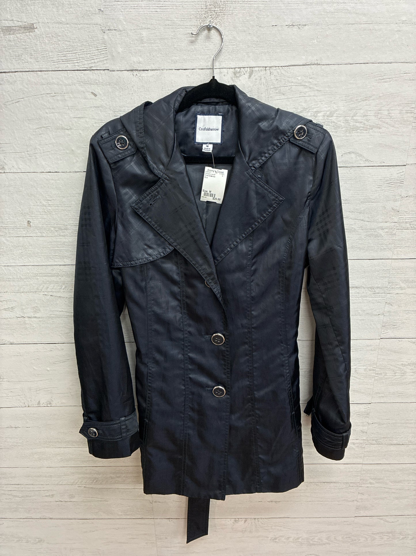Size M Croft & Barrow Blue Womens Jacket