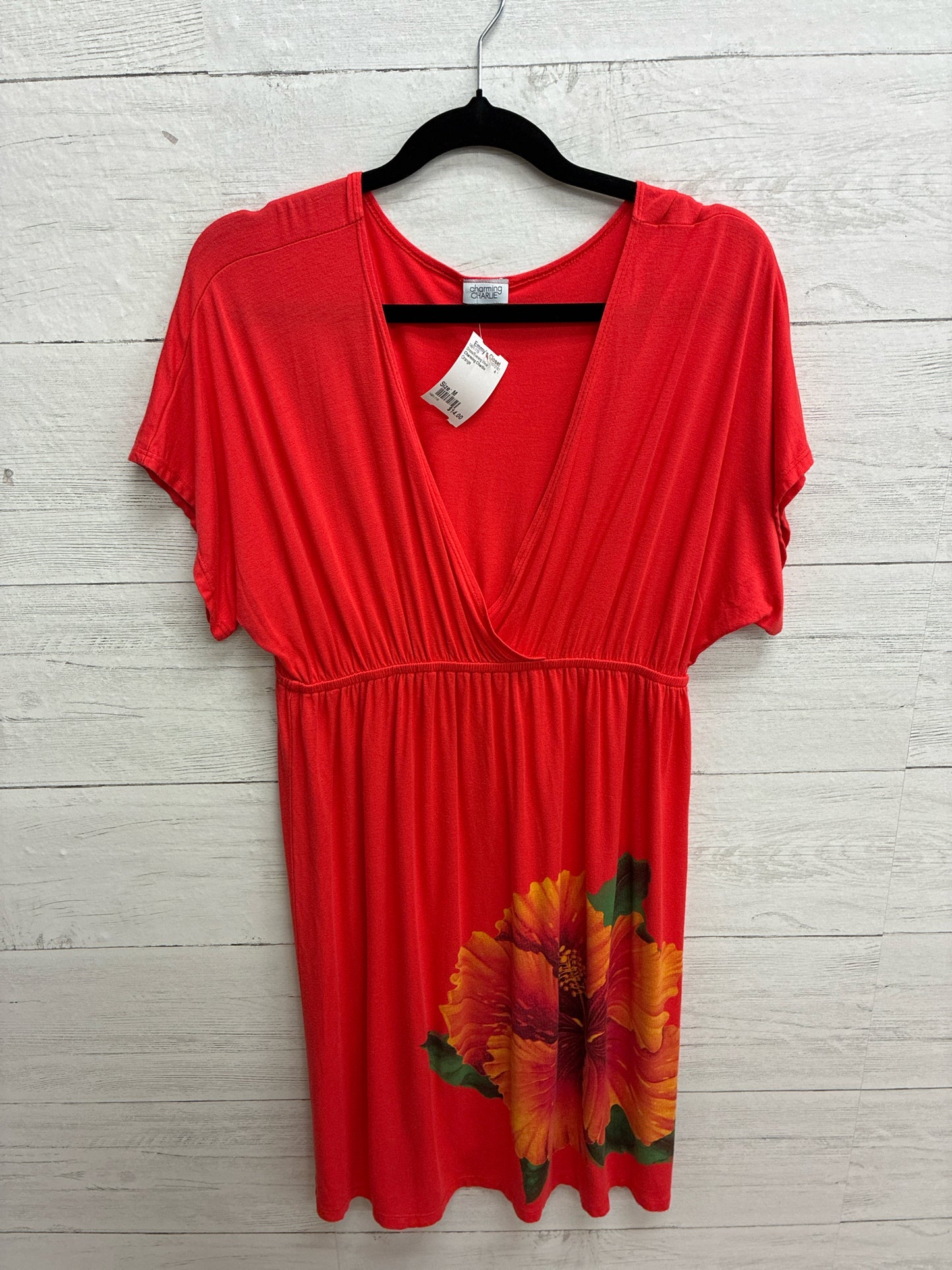 Size M Charming Charllie Orange Dress/Evening Wear