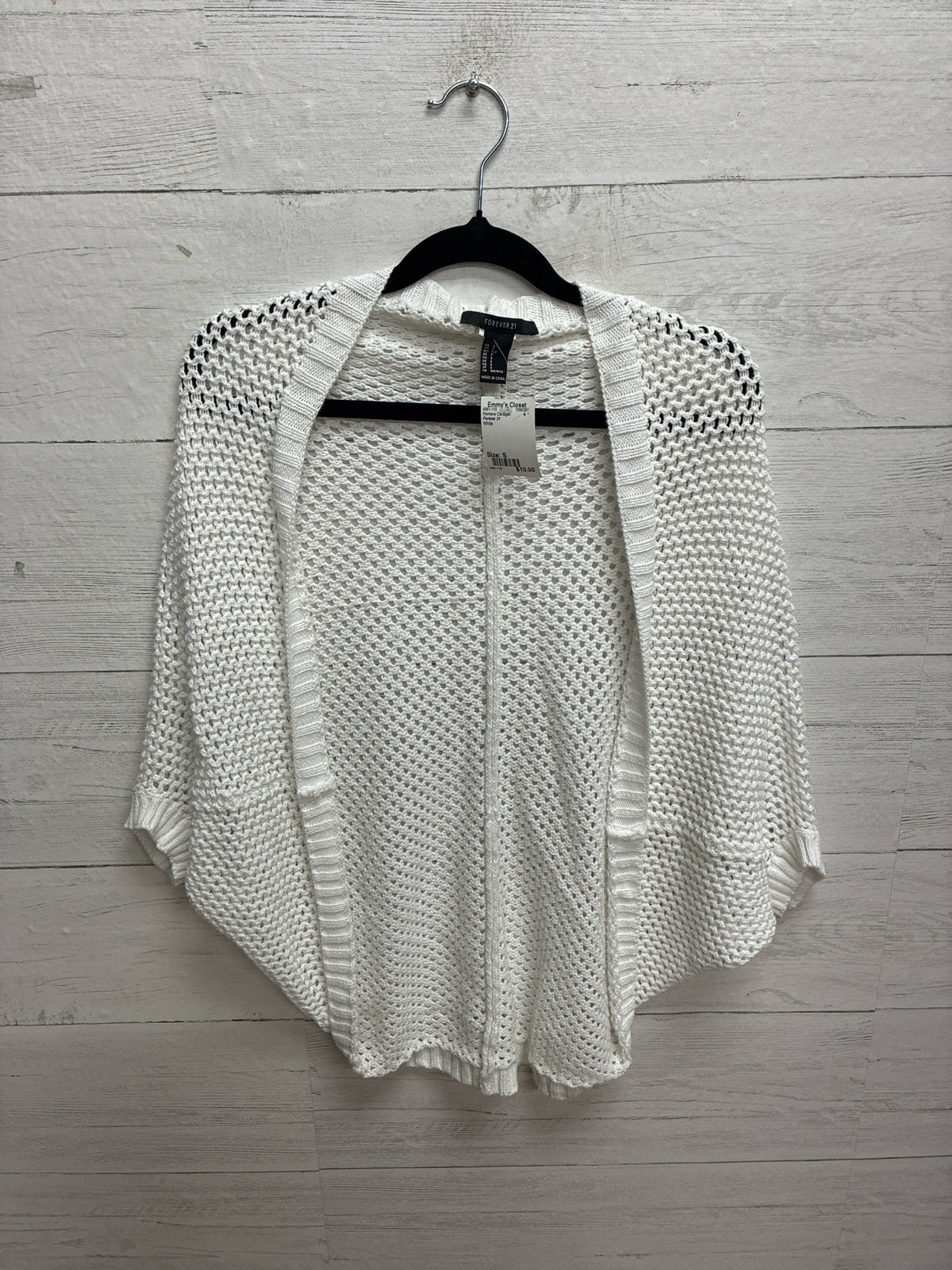 Size S Forever 21 White Womens Cardigan