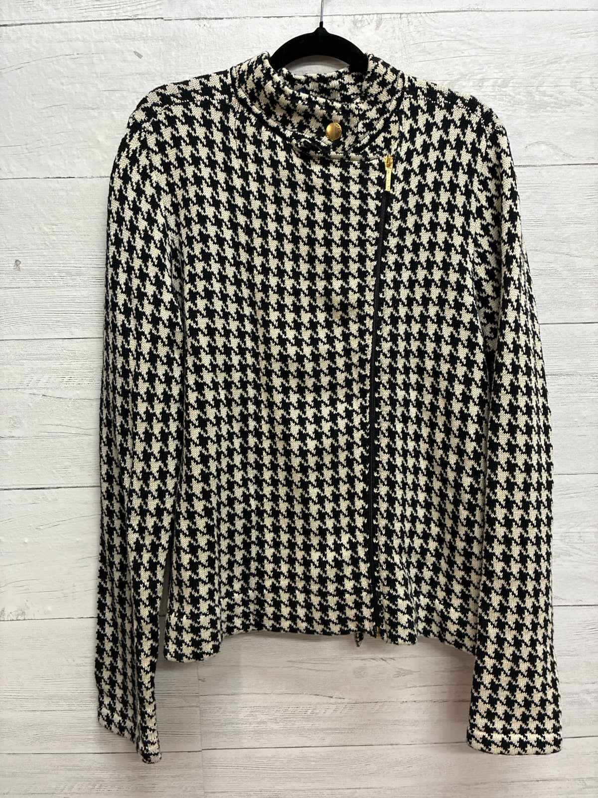 Size XL CHAPS Black/White Womens Sweater
