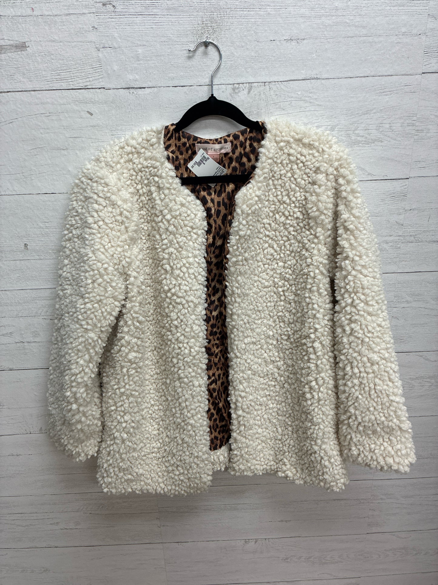 Size S band Of gypsies Cream Womens Shacket