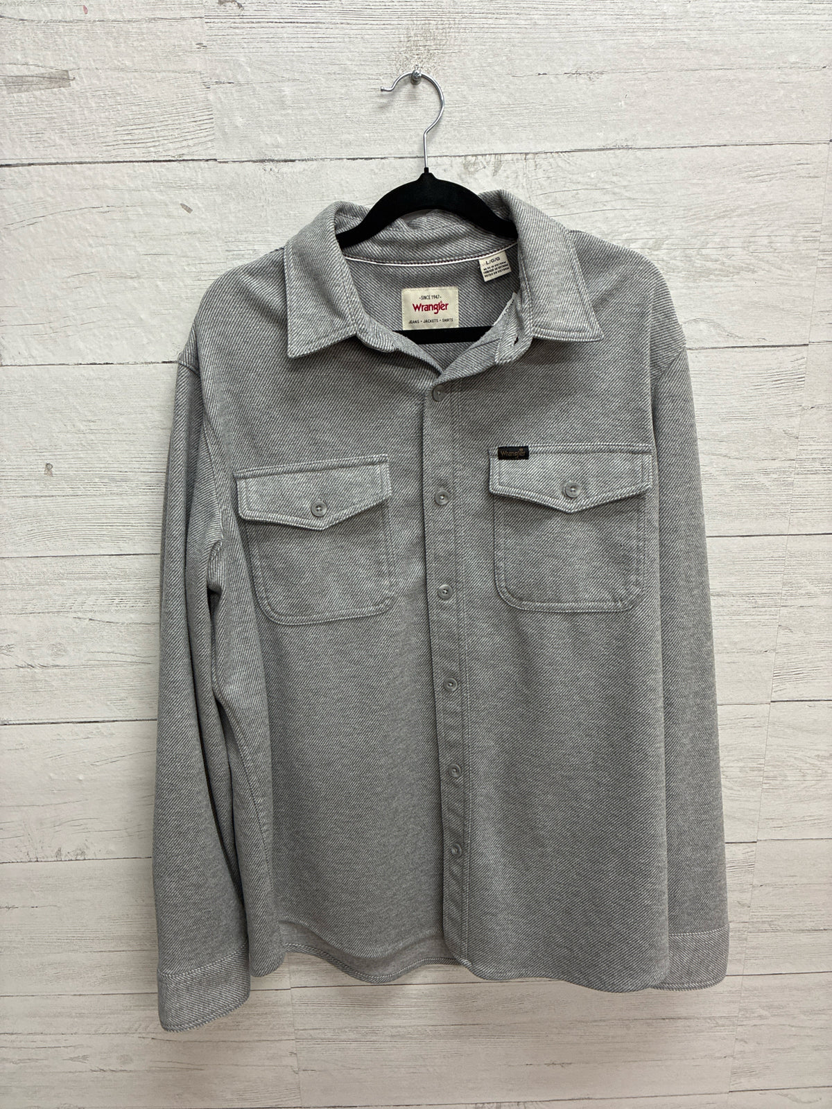Size L Wrangler Gray Mens Jacket