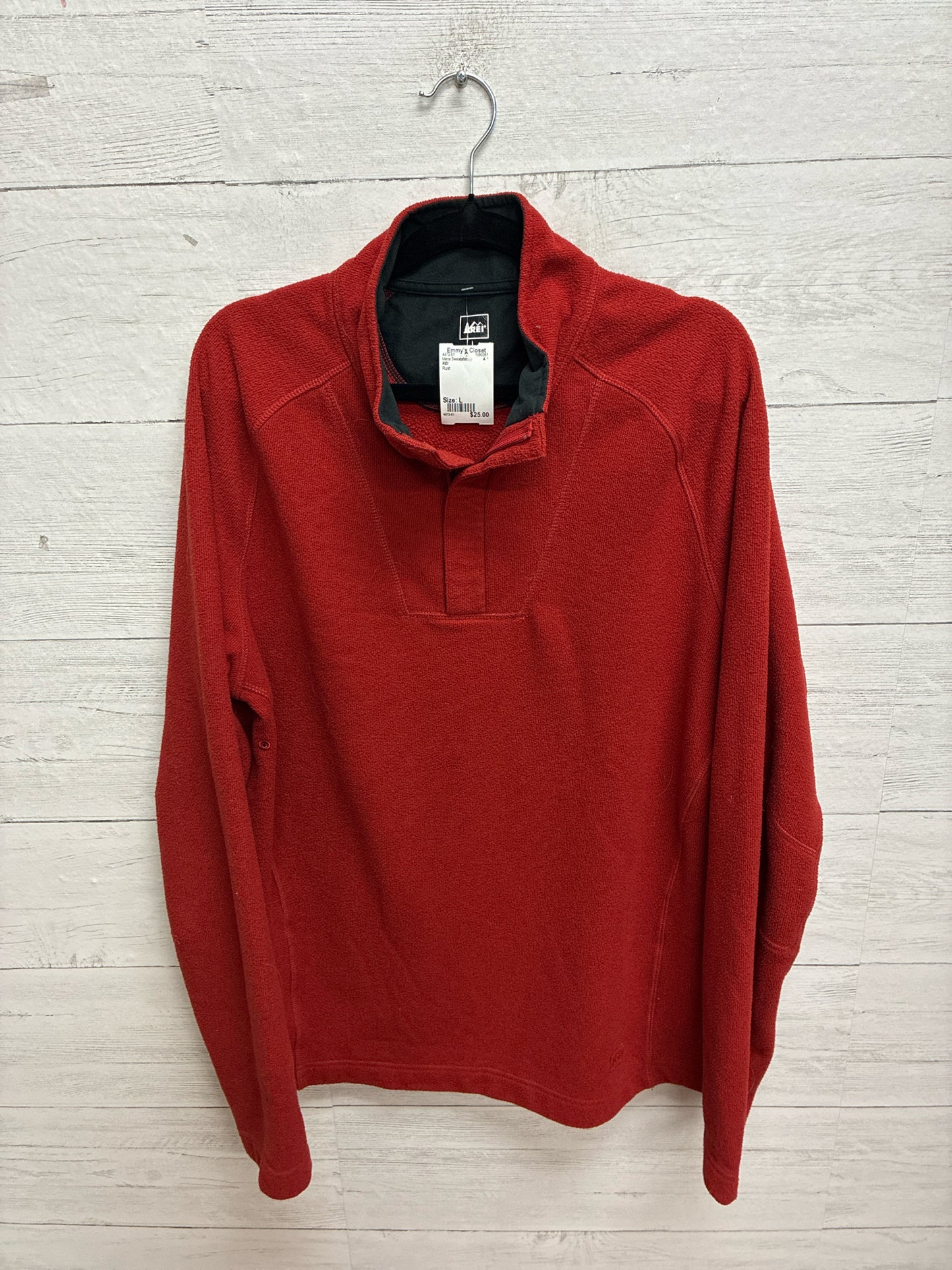 Size L REI Rust Mens Sweatshirt