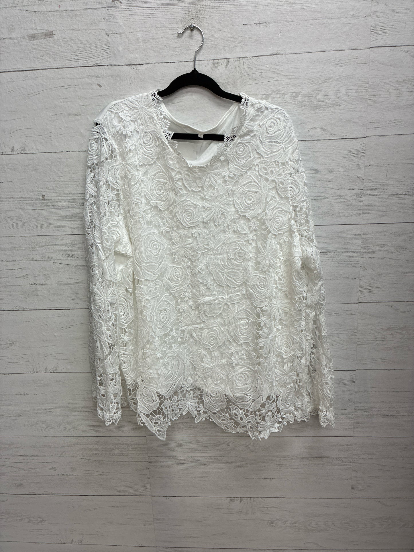 Size L N/A White Womens Shirt