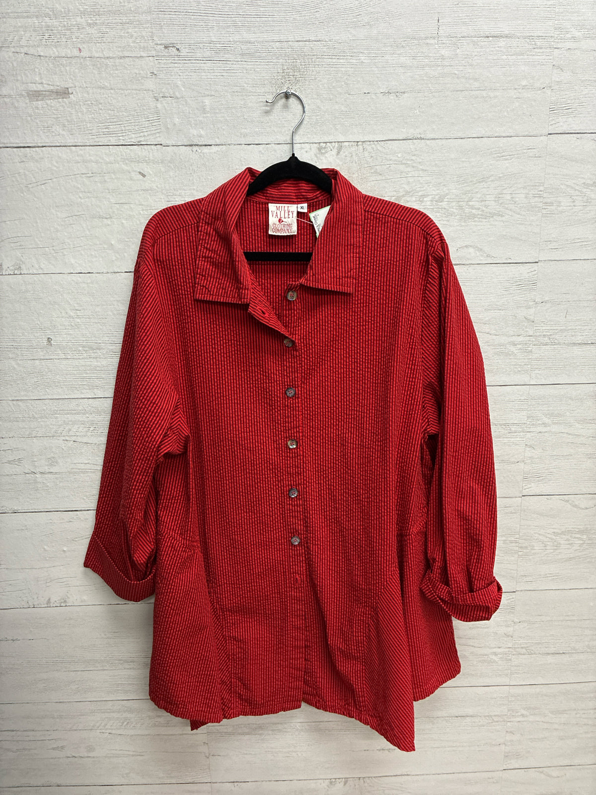 Size XL Mill Valley Red Womens Shirt