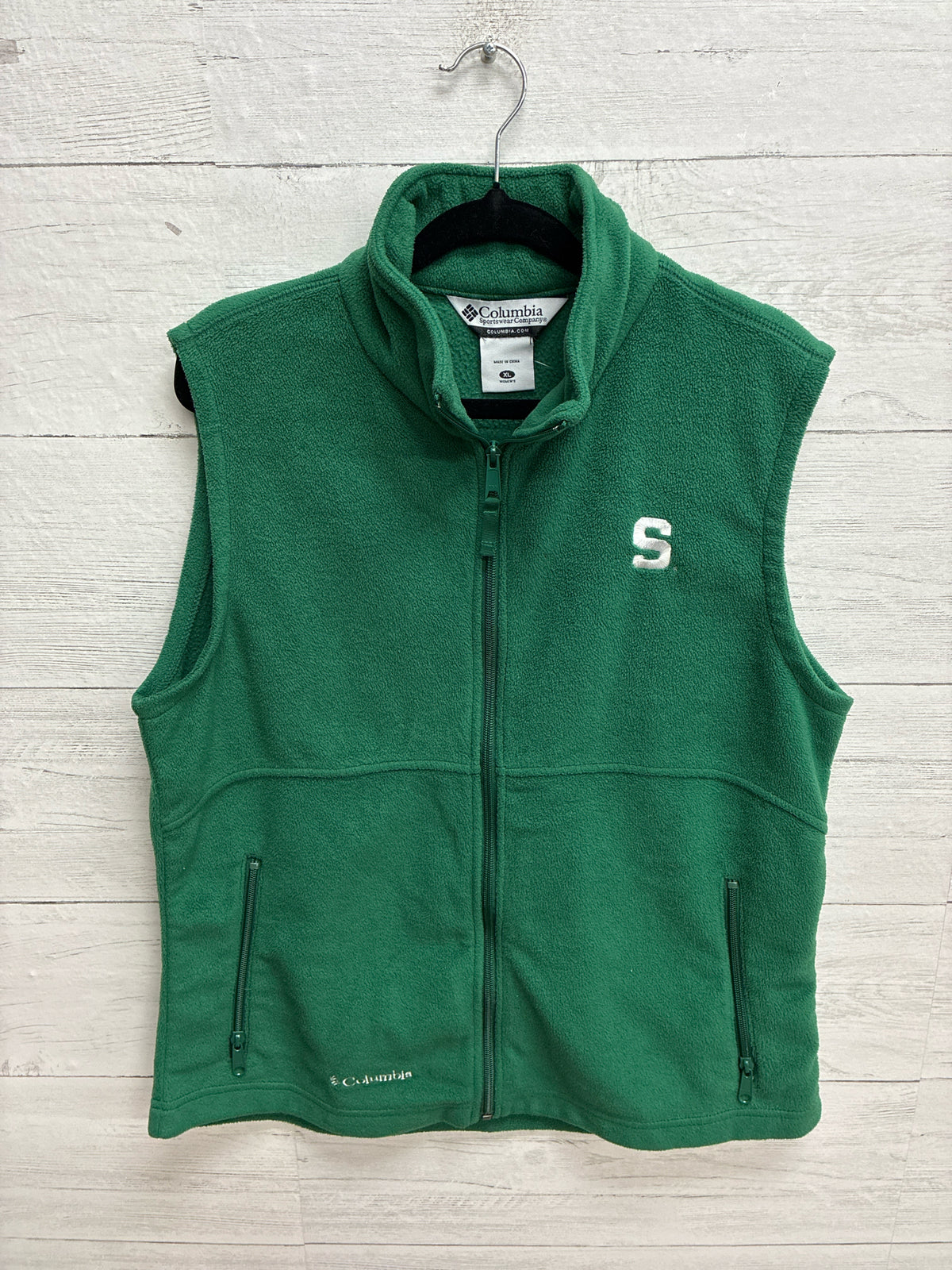 Size XL Columbia Green Womens Vest