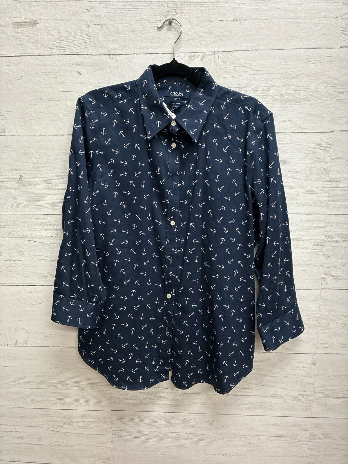 Size L CHAPS Blue Womens Shirt