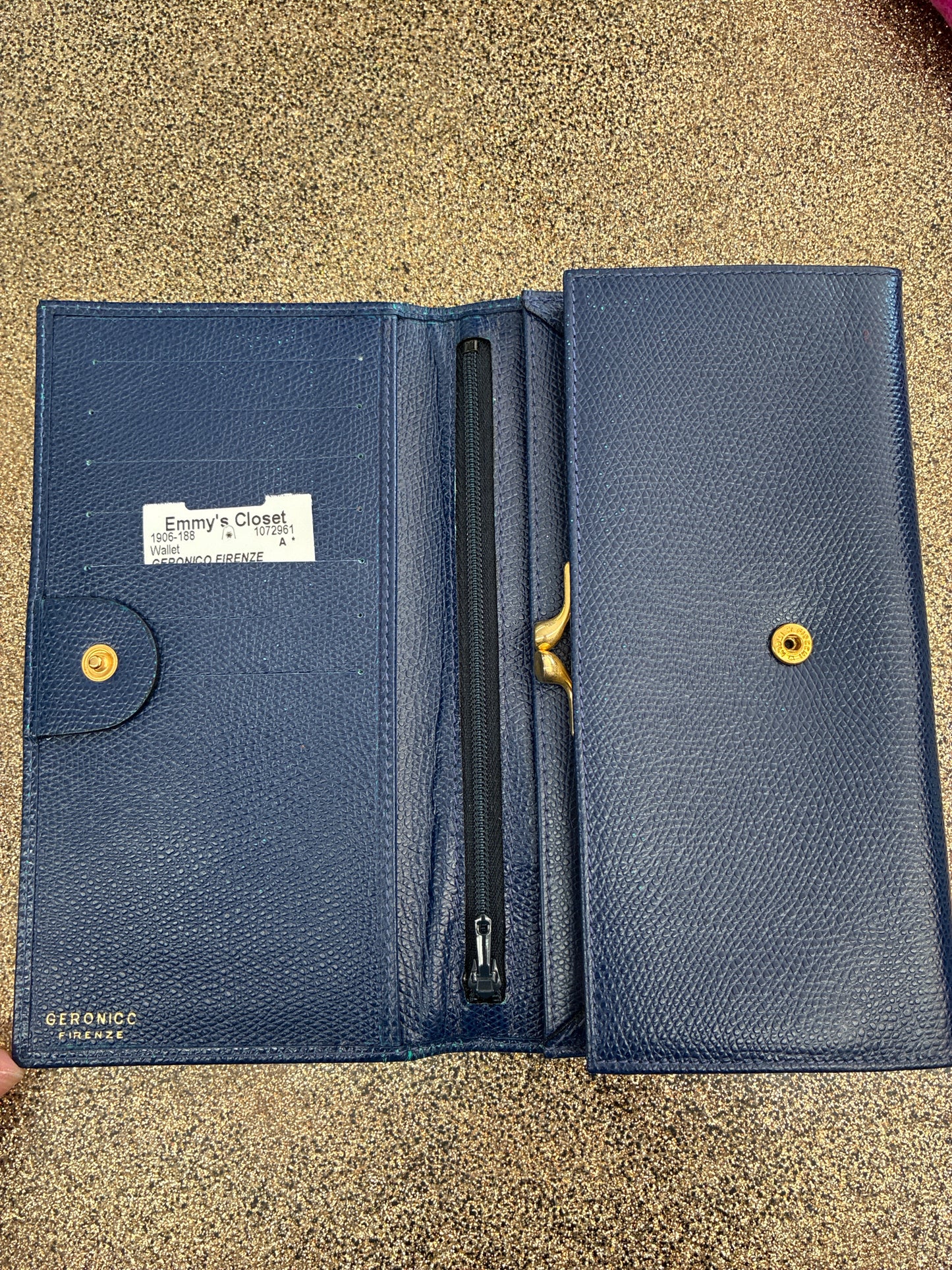 GERONICO FIRENZE Blue Wallet