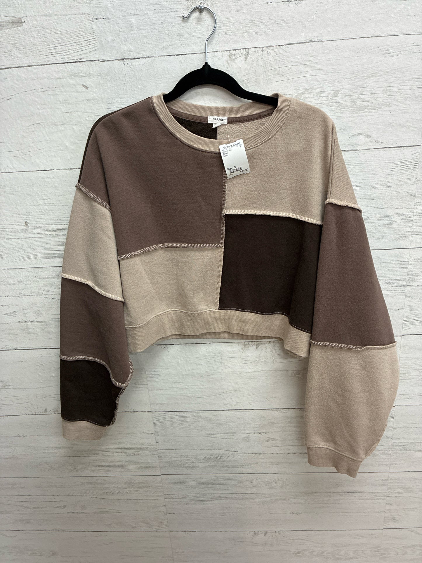 Size S Garage Brown Womens Shirt