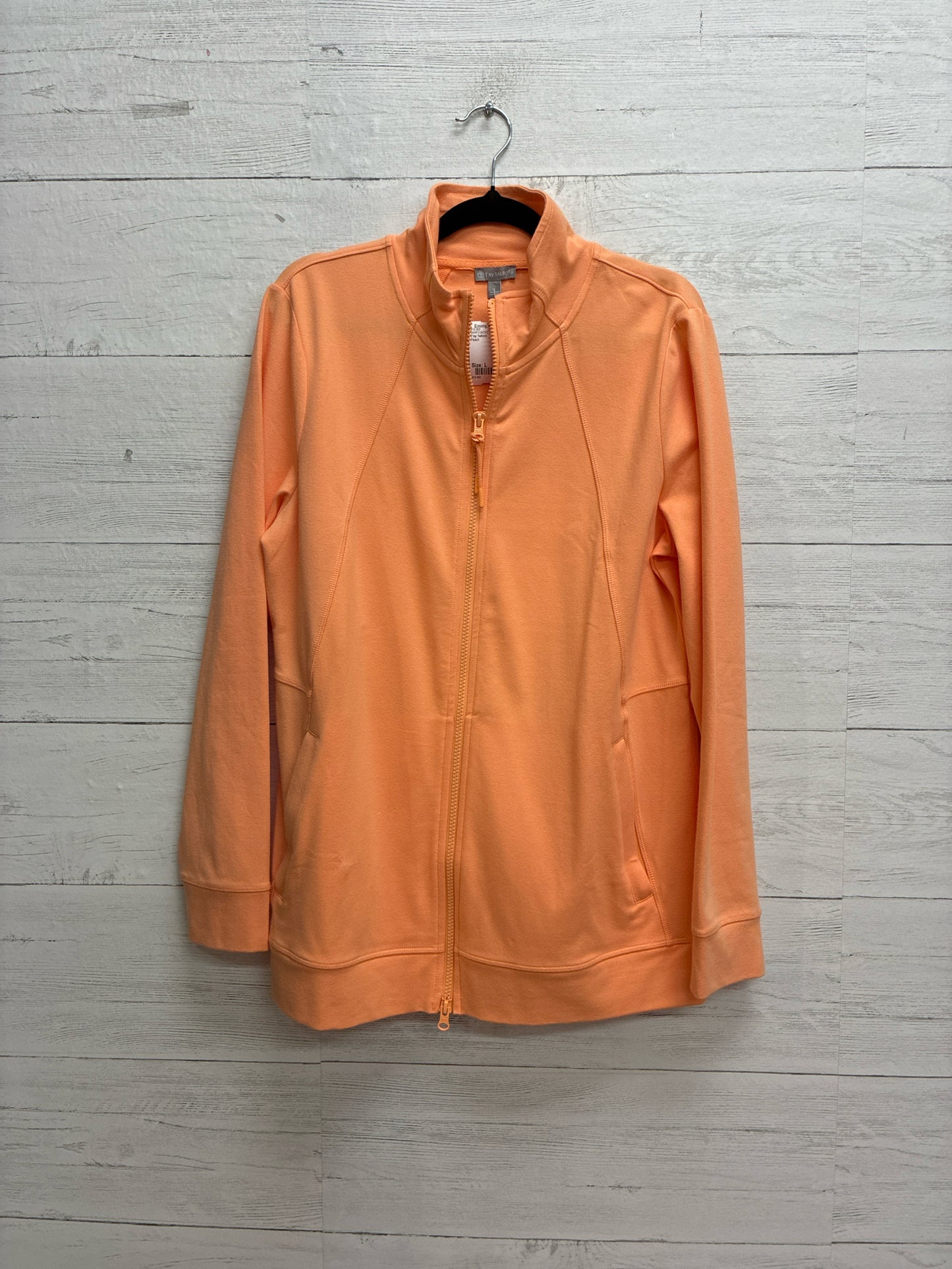 Size L T by Talbots Peach SHIRT/JACKET
