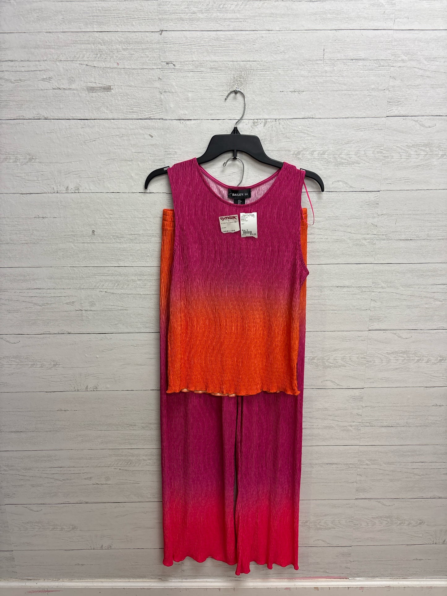 Size S Bailey 44 Pink/Orange Womens 2-Pc