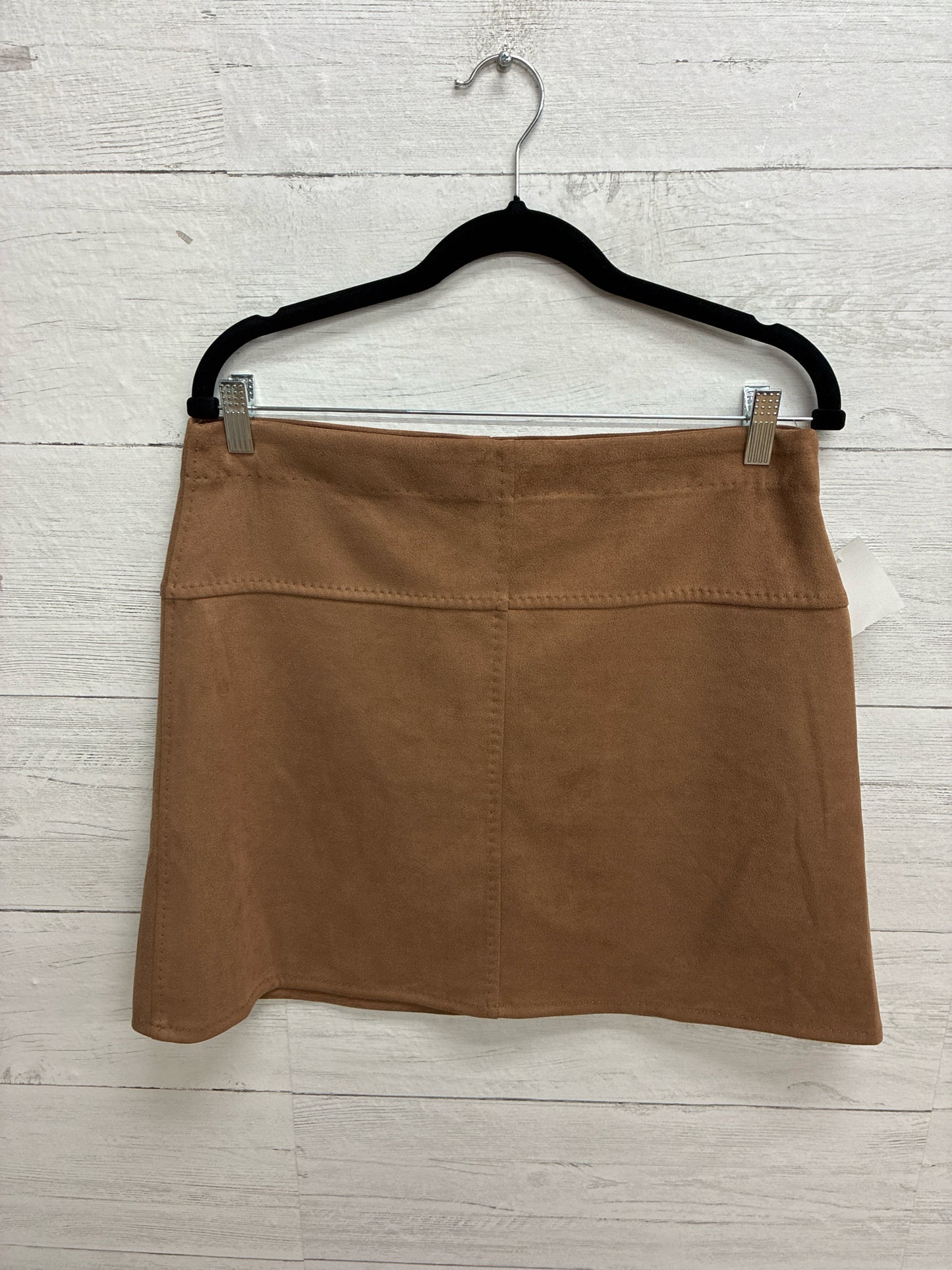 Size L Max Studio Brown Skirt