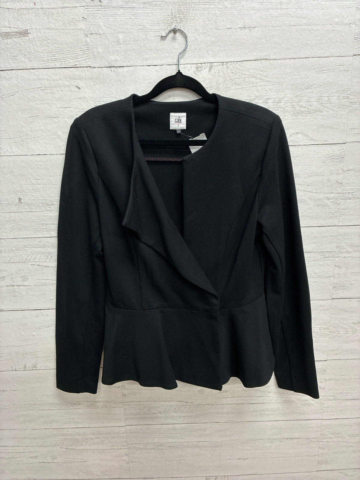 Size 6 Cabi Black Womens Jacket