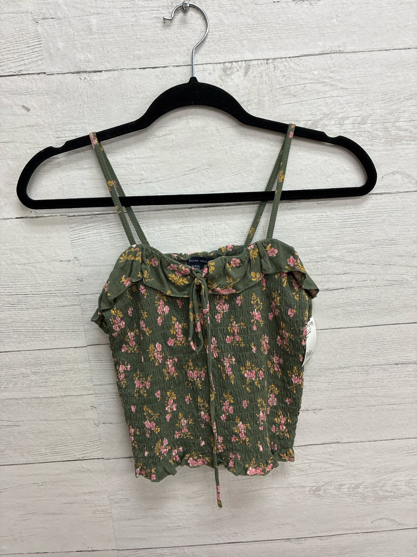 Size S American Eagle Green Womens Tank-Top