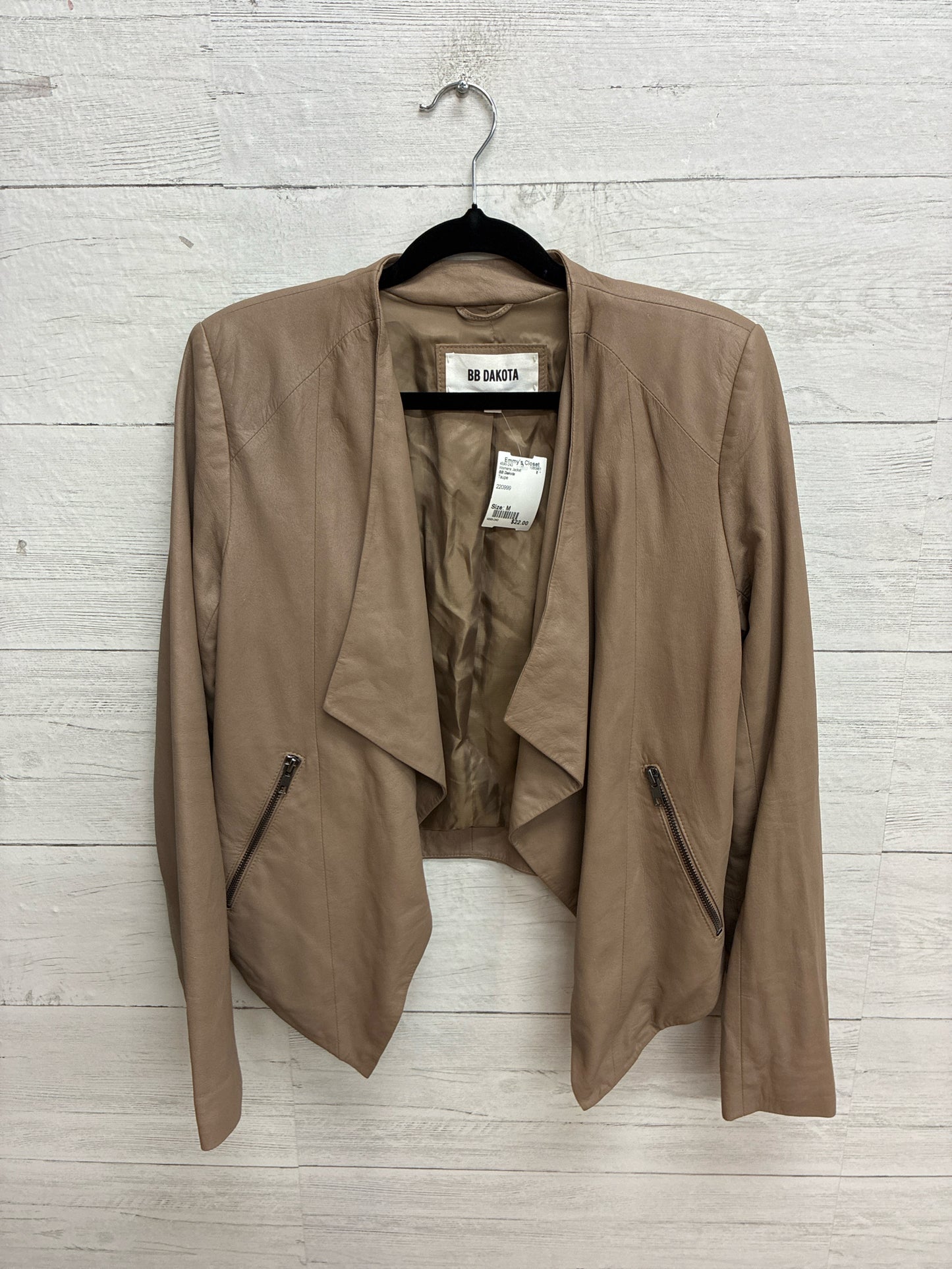 Size M BB Dakota Taupe Womens Jacket