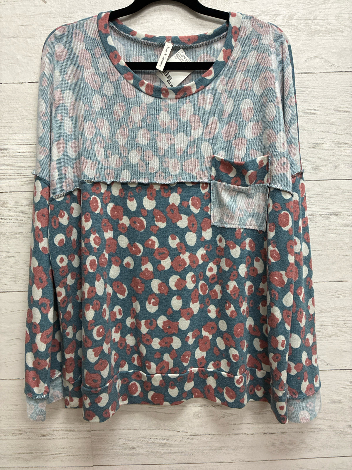 Size L NOW AND FOREVER Blue Womens Shirt