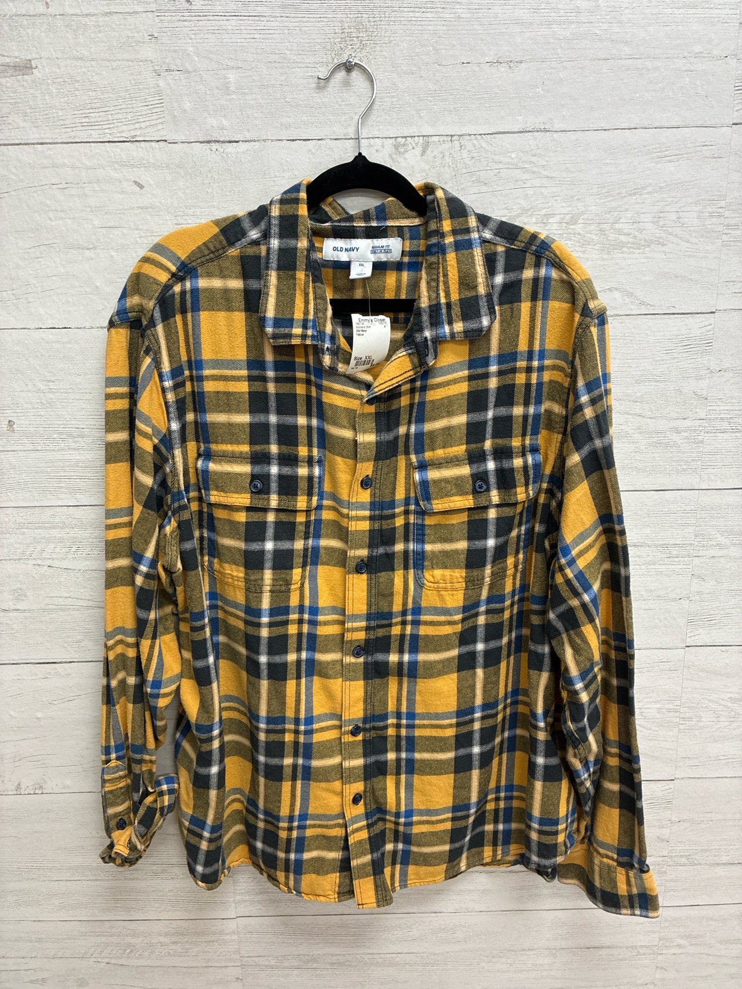 Size XXL Old Navy Yellow Womens Shirt