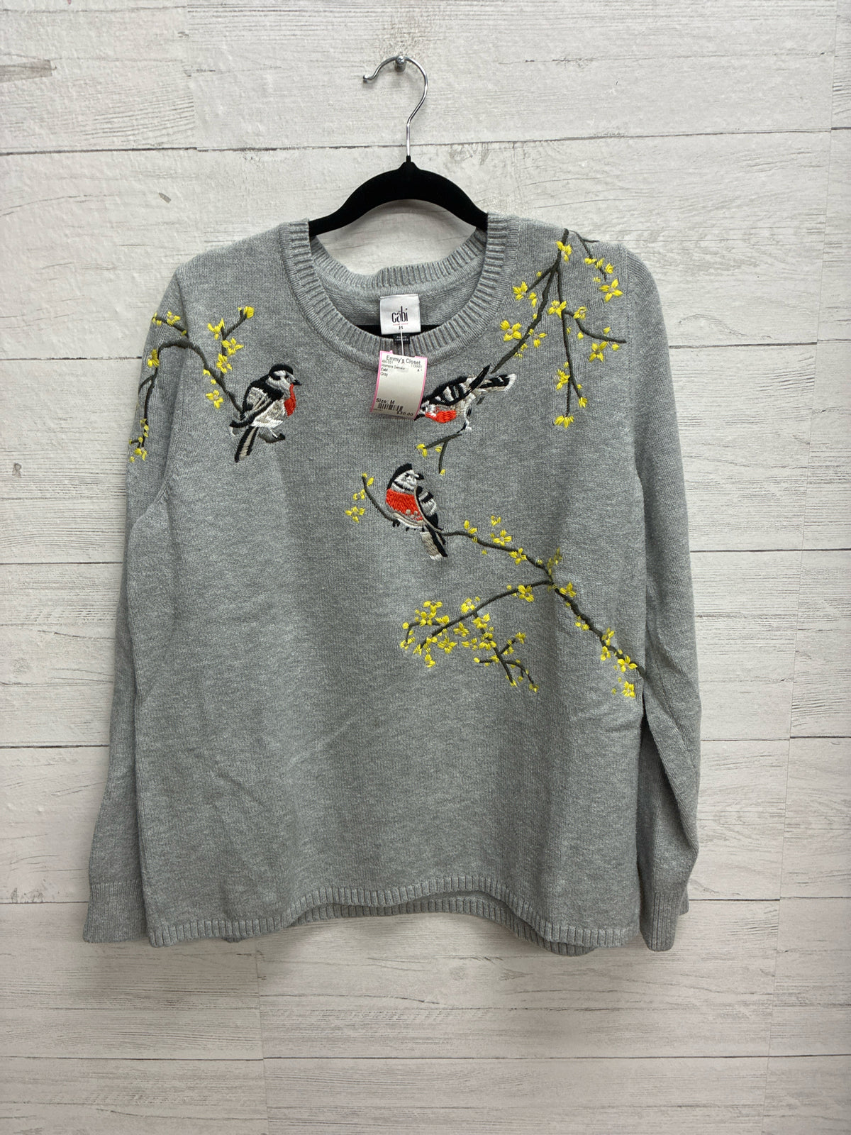Size M Cabi Gray Womens Sweater