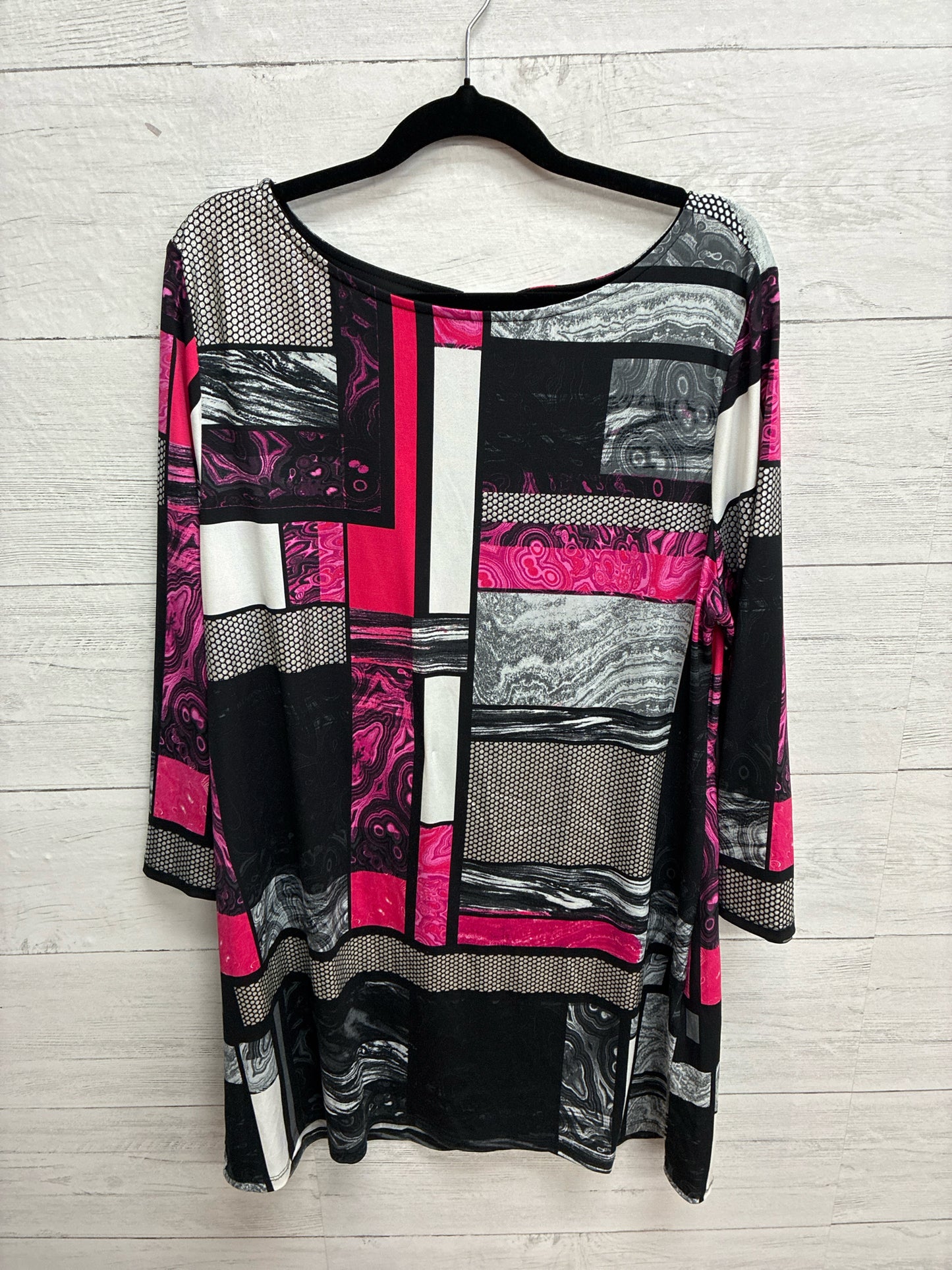 Size L Style & Co Pink/Black Dress/Evening Wear