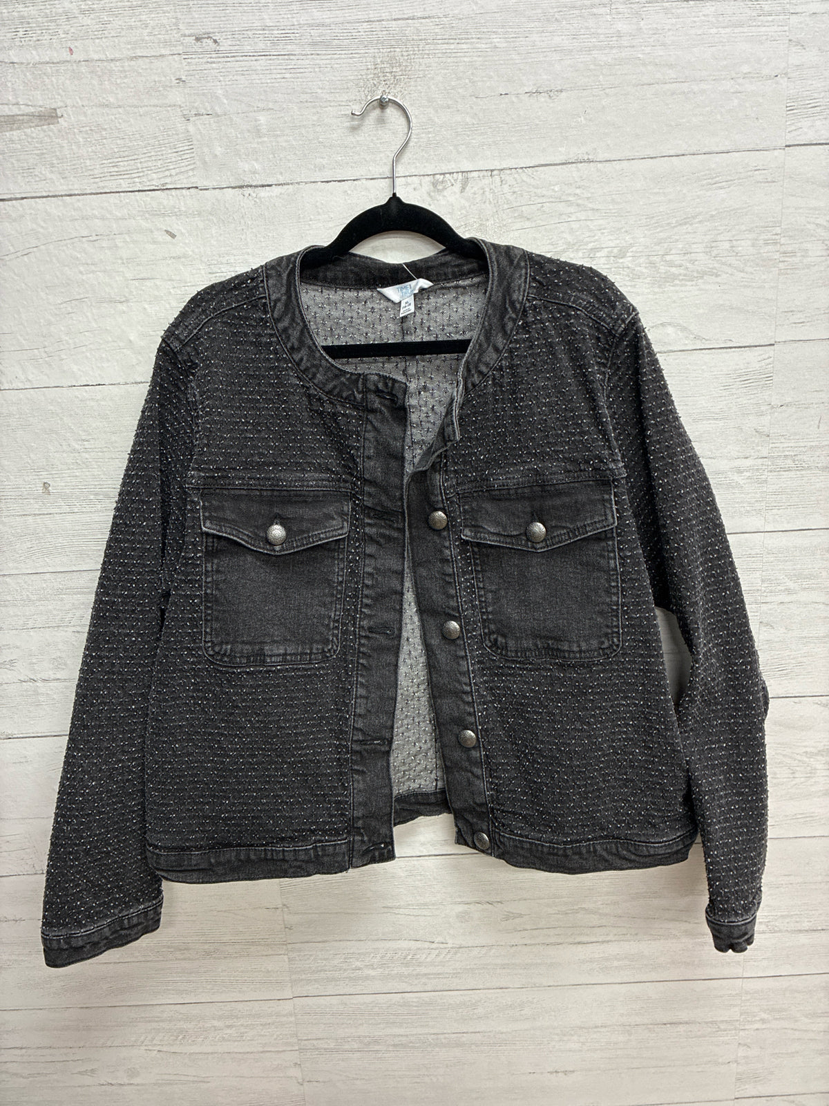 Size XL Time & True Black Womens Jacket