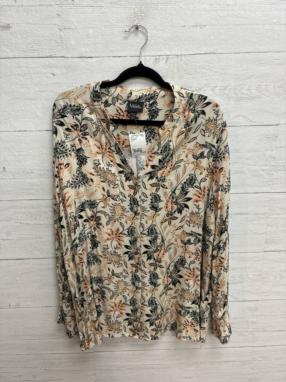 Size 16/18 Ulla Popken MULTI Womens Shirt