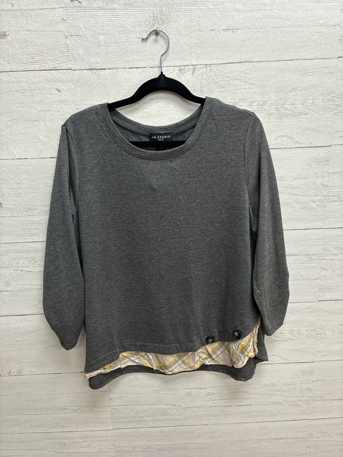 Size XL I N Studio Gray Womens Shirt