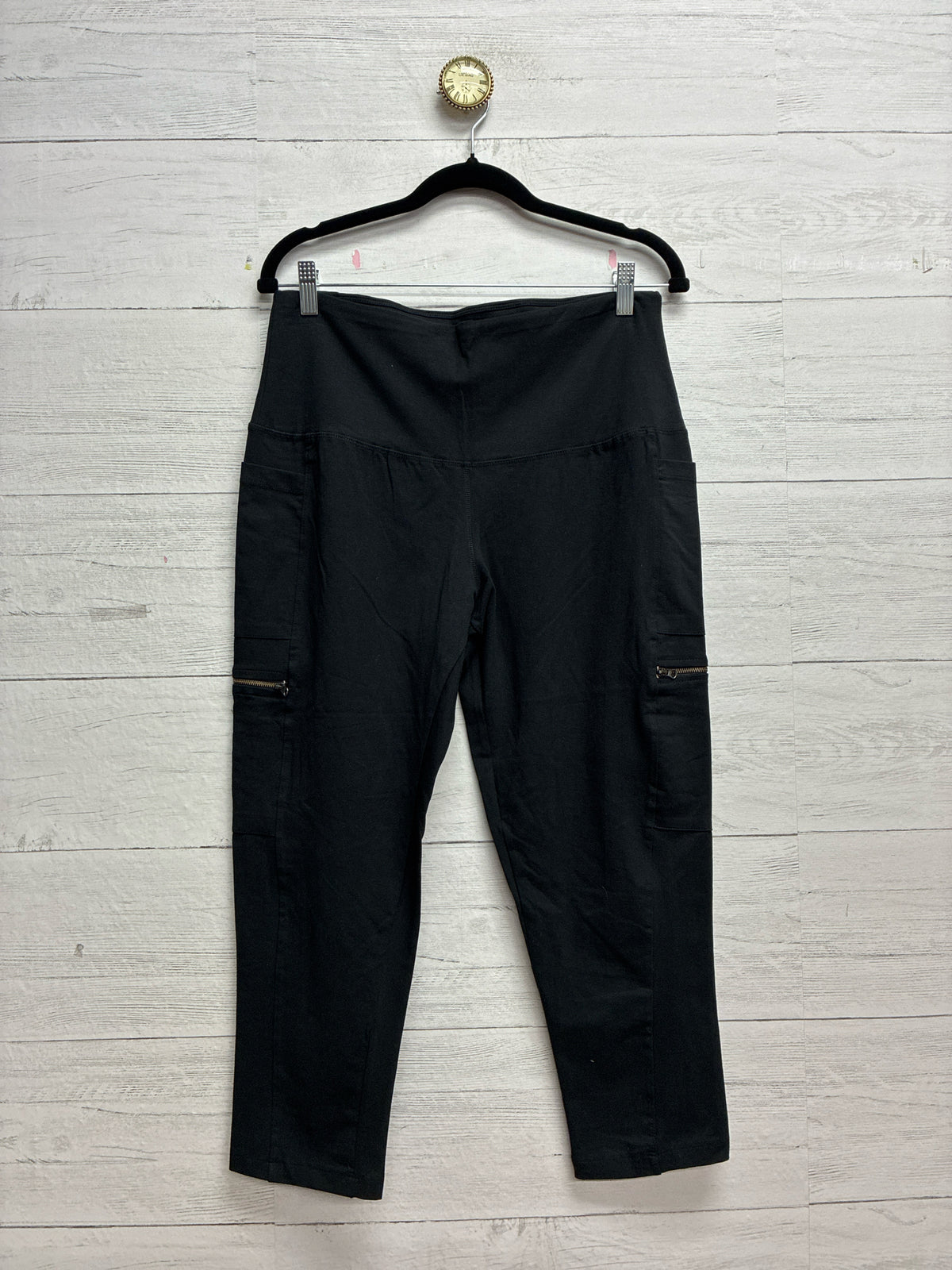 Size 1X The Sweatshirt Project Black Womens Leggings