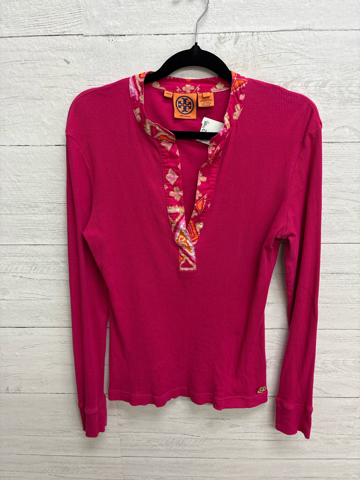 Size M Tory Burch Pink Womens Sweater