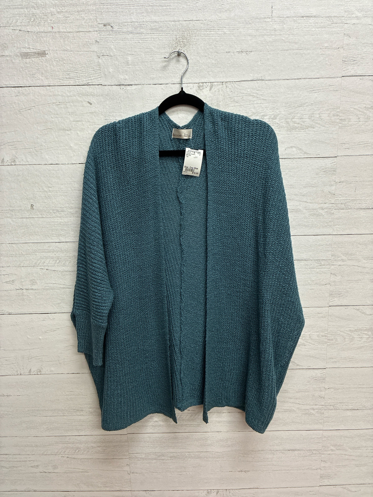 Size One Size BECOOL Teal Womens Sweater