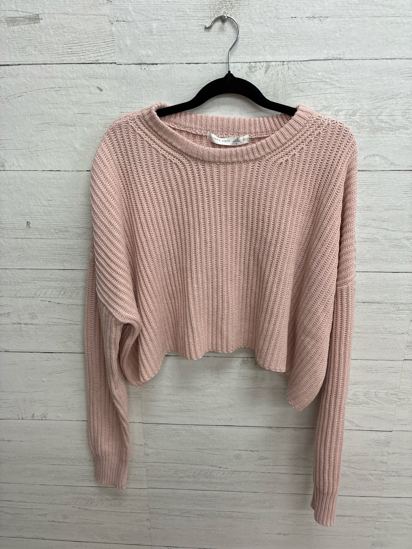 Size S Altar'd State Pink Womens Sweater