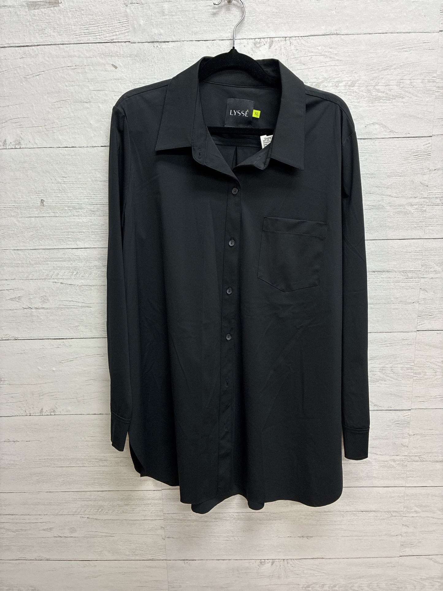 Size L lysse Black Womens Shirt