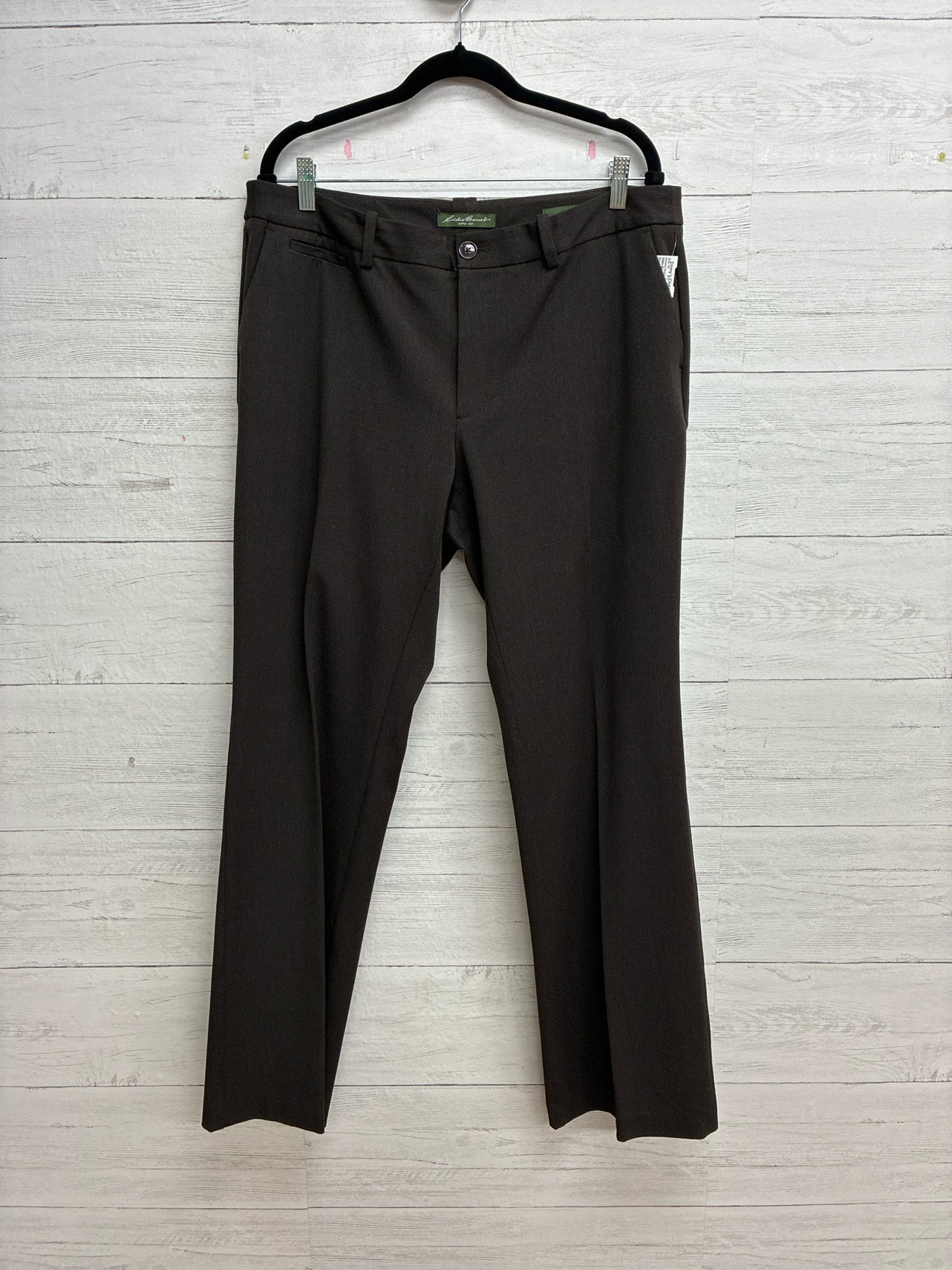 Size 16 Eddie Bauer Brown Womens Dresspants