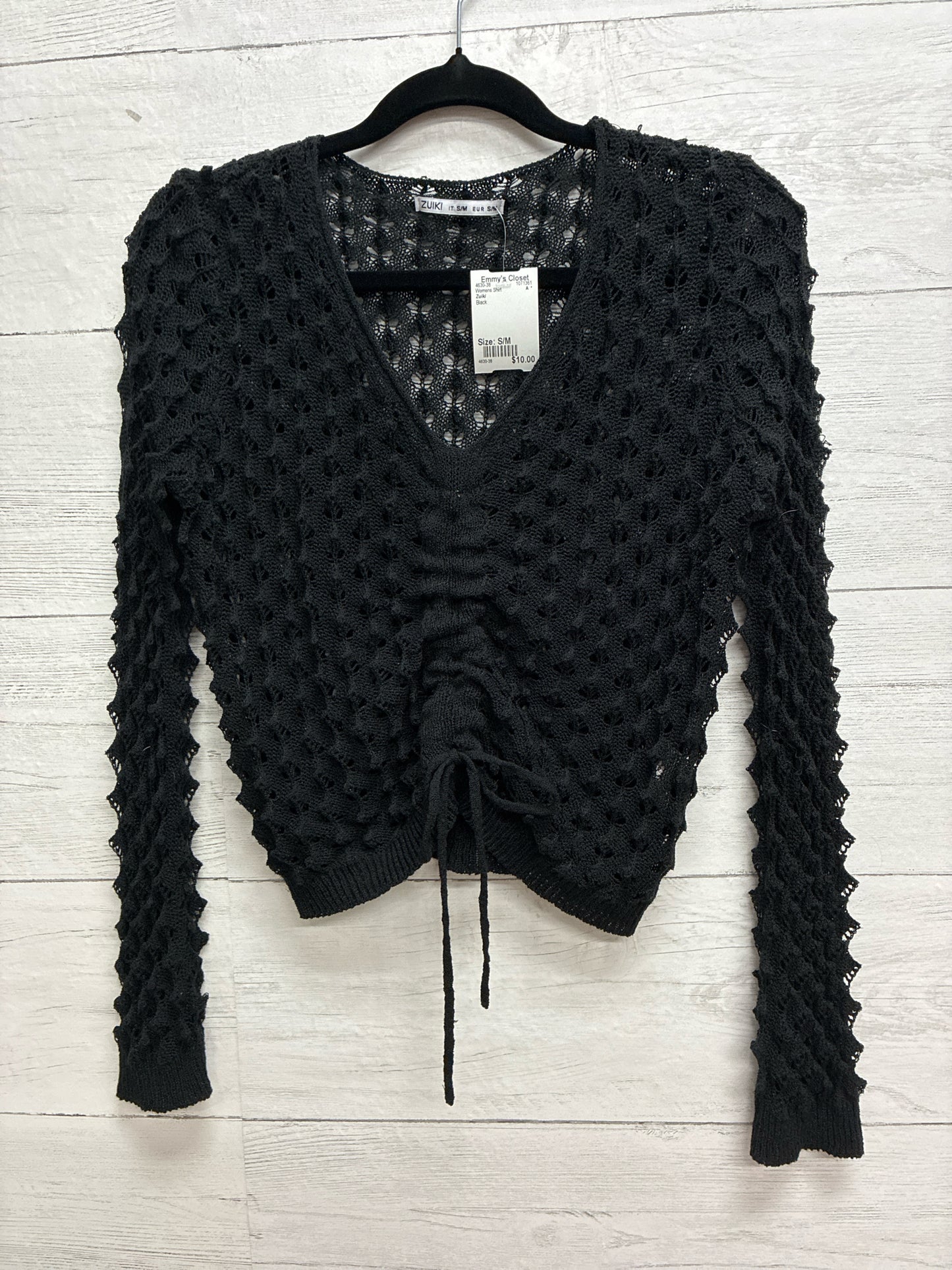 Size S/M Zuiki Black Womens Shirt