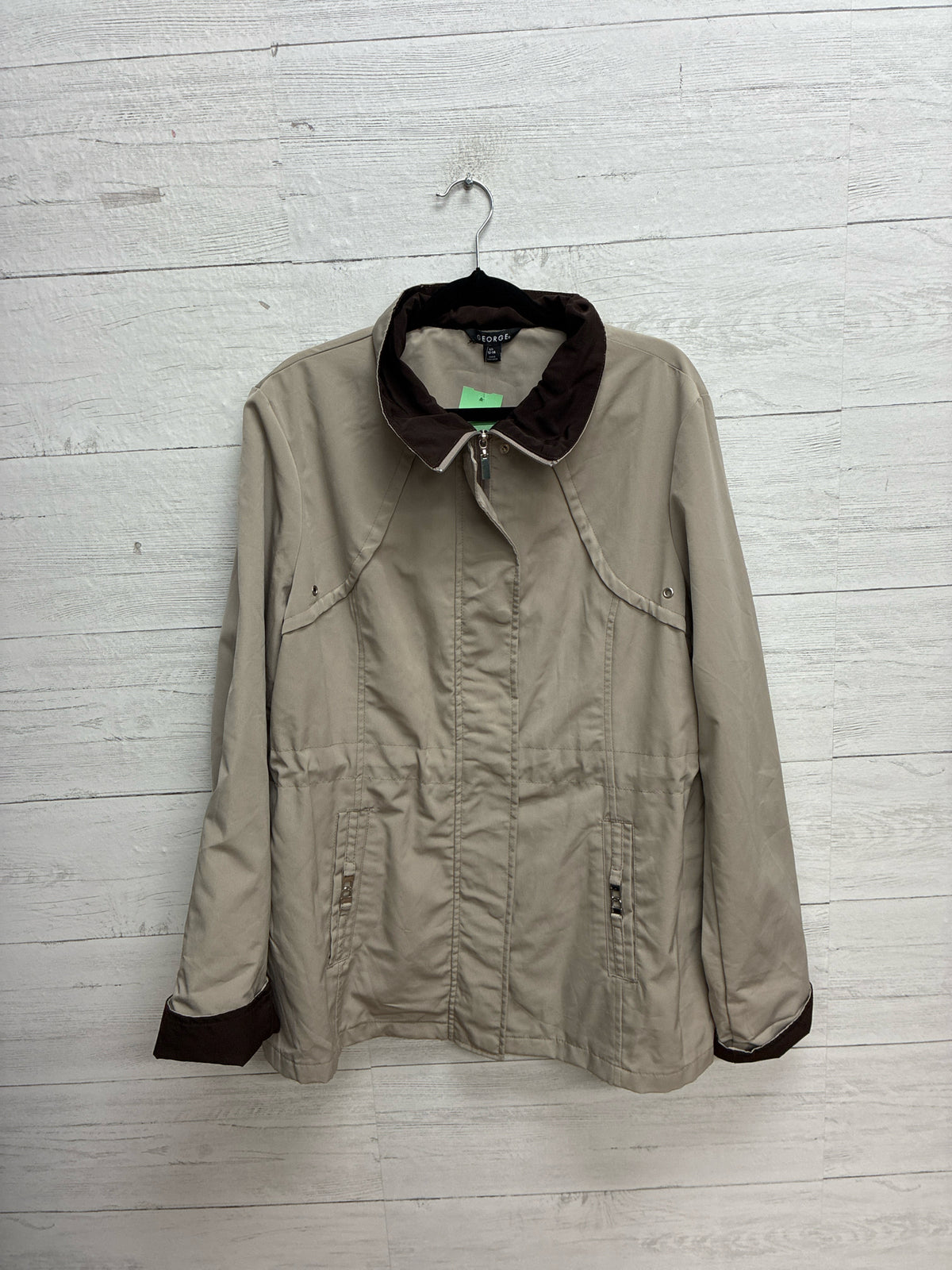 Size L George Beige Womens Jacket