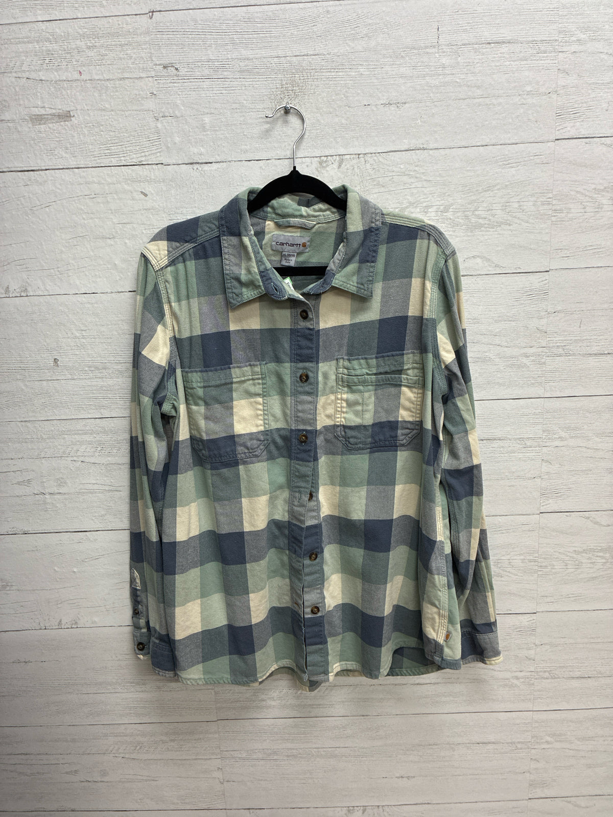 Size XL Carhartt Green Womens Shirt