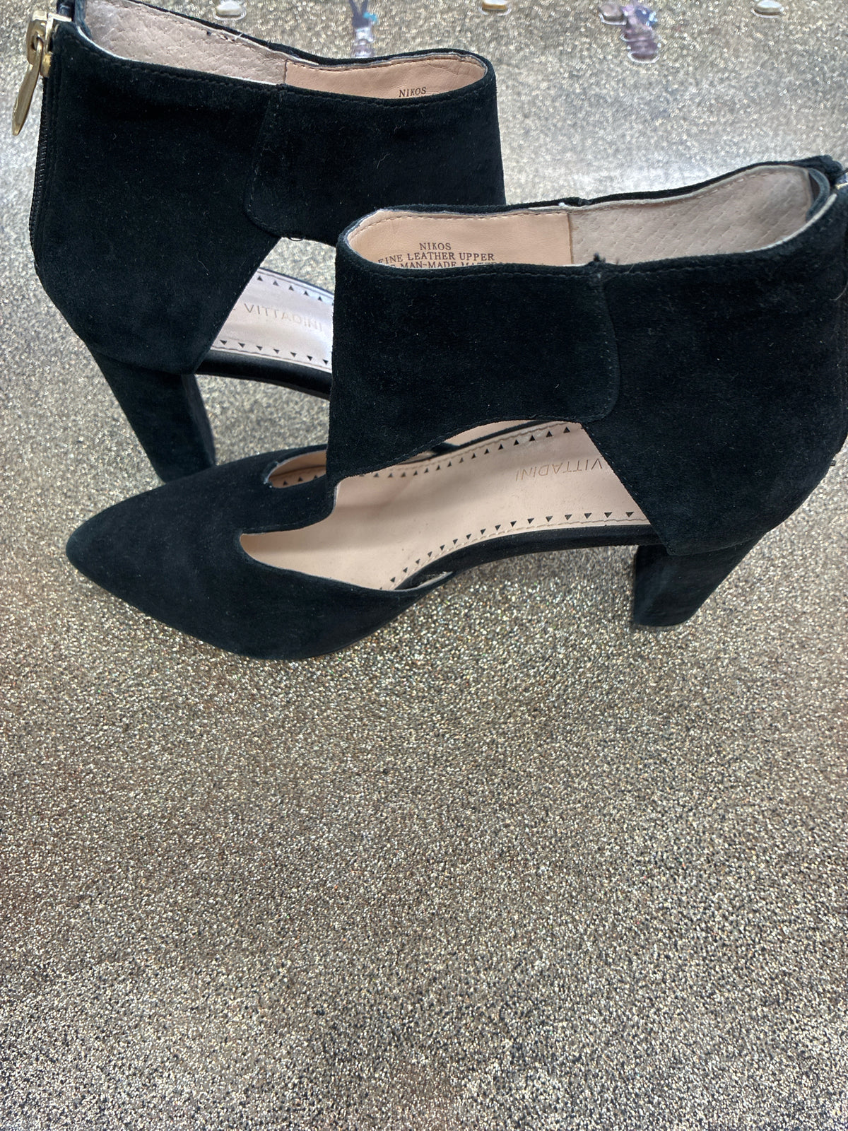 7 Adrienne Vittadini Black Womens Shoe