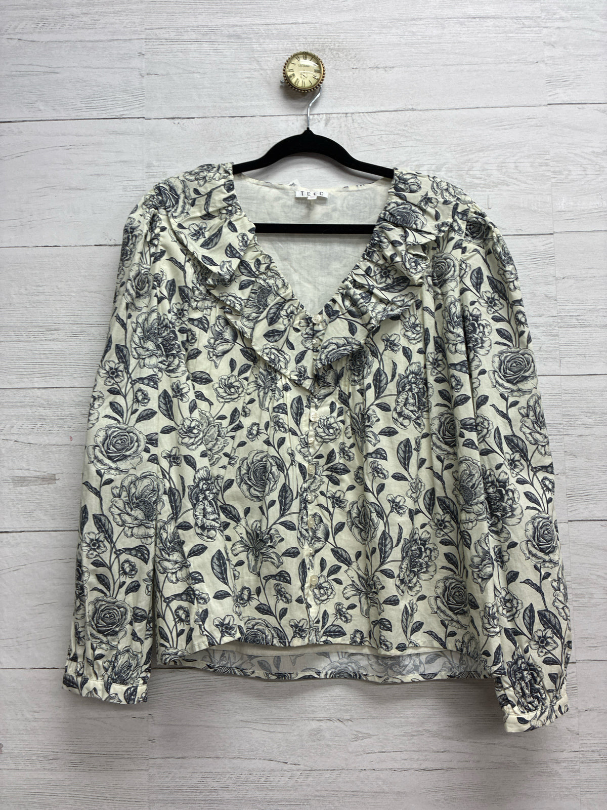 Size L TCEC FLORAL Womens Shirt