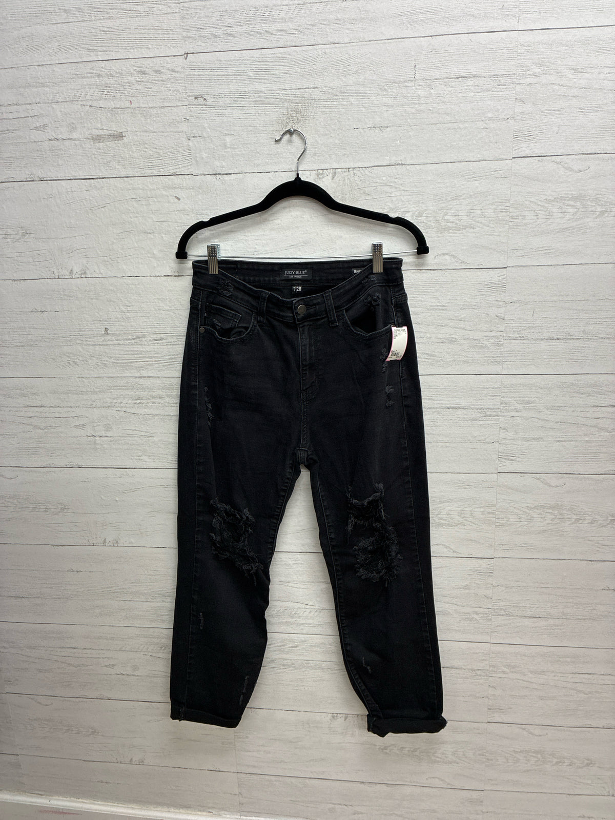 Size 7 Judy Blue Black Womens Jeans