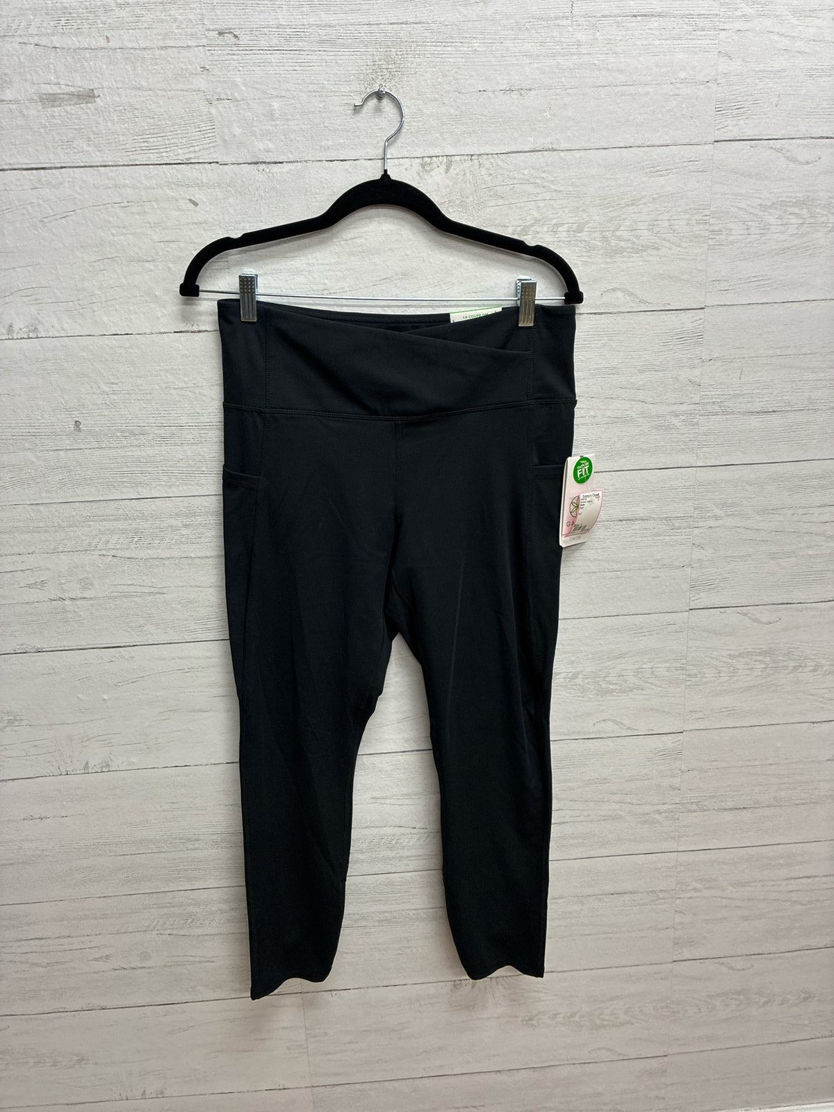 Size L Gaiam Black Womens Leggings