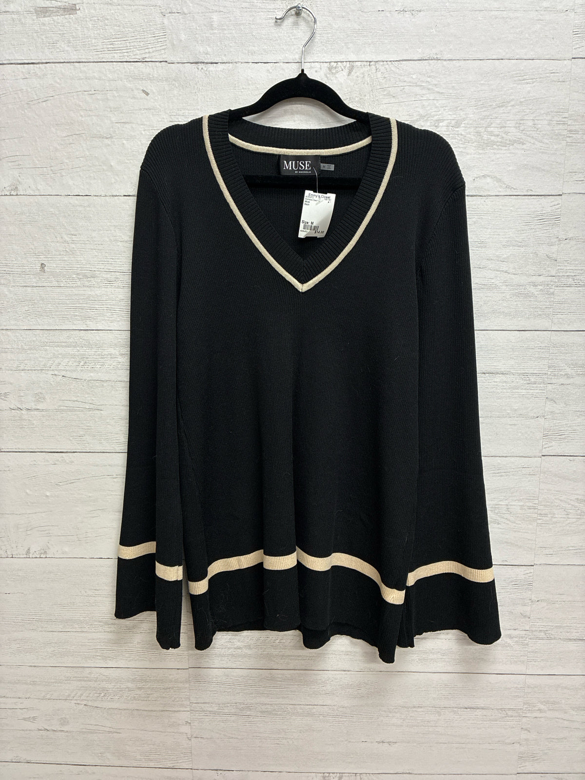 Size M Muse Black Womens Sweater