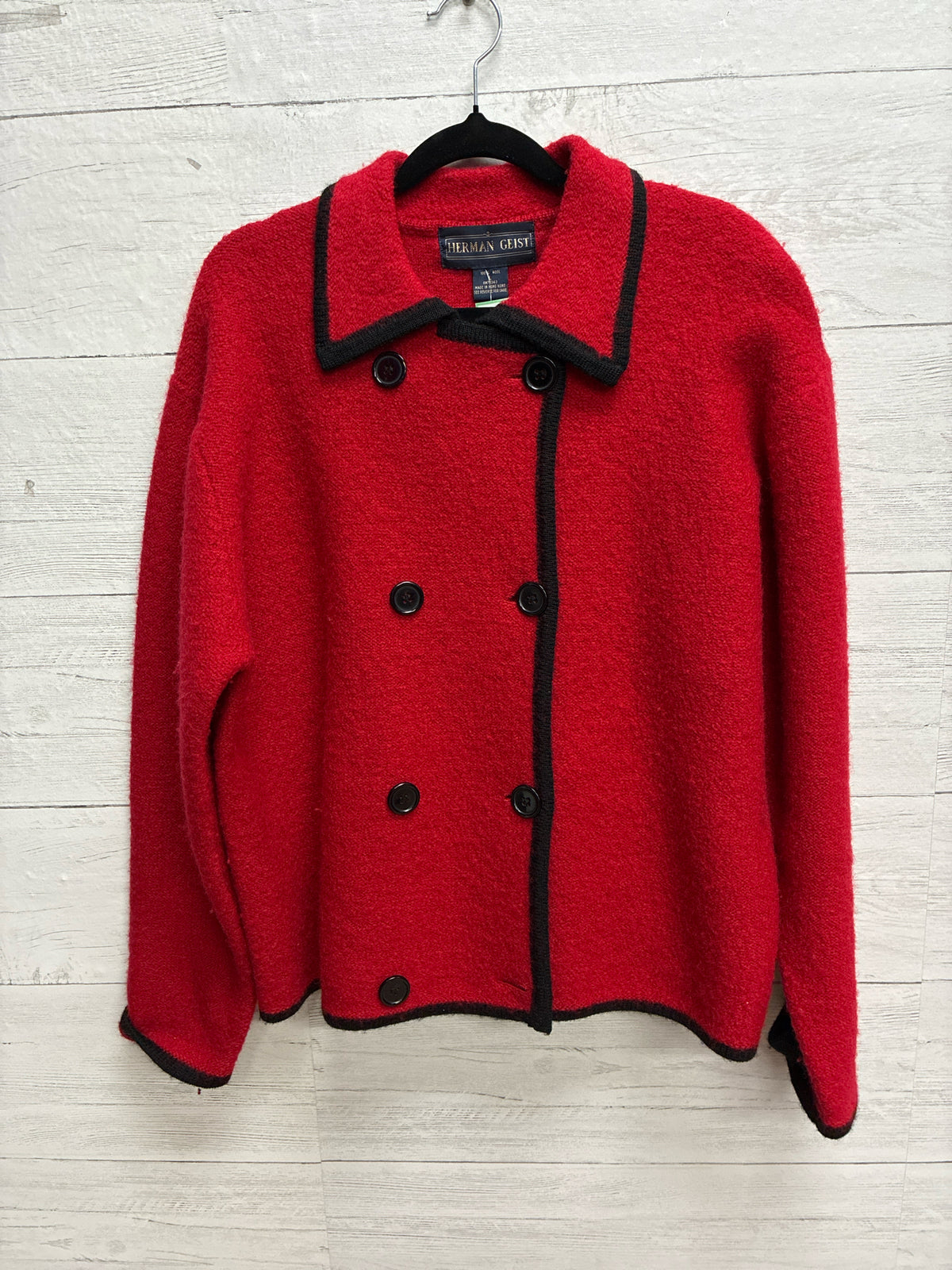 Size L Herman Geist Red Womens Sweater