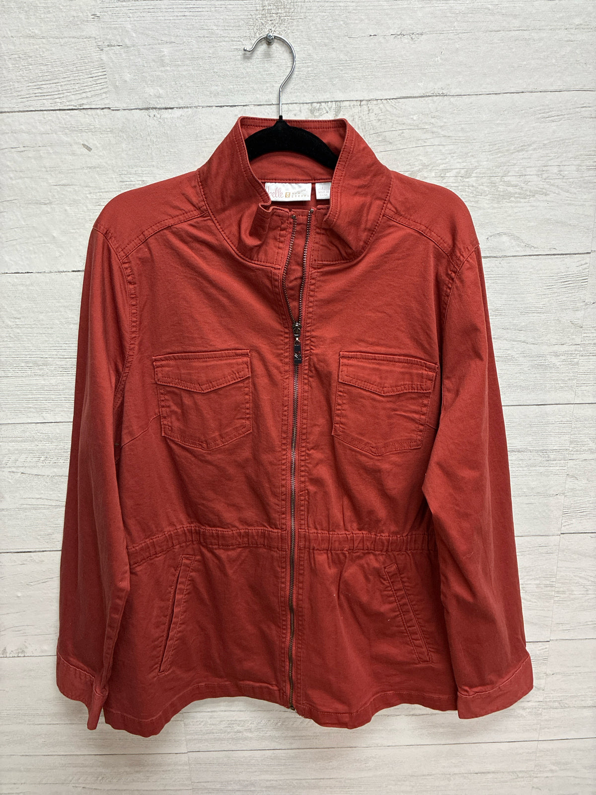 Size L BELLE Orange Womens Jacket