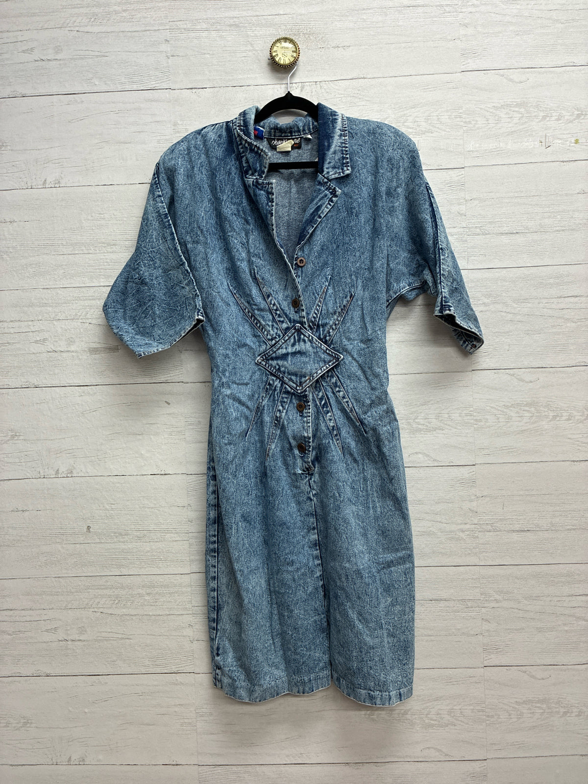 Size 11 Champagne Denim Dress/Evening Wear